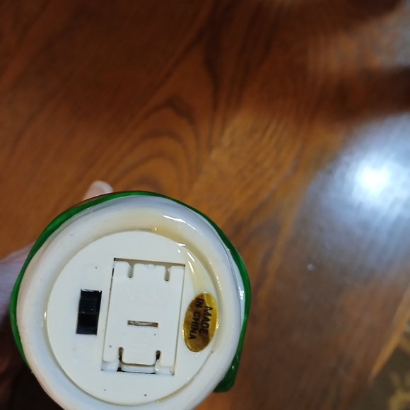 Green and Gold Snowman Ornament - Picture 3 of 3